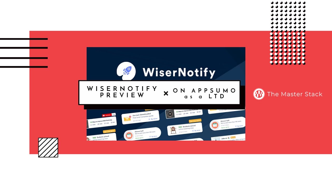 WiserNotify Preview, on AppSumo as a Lifetime Deal, Integrated Social Proof Widget