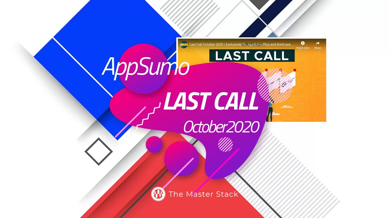 AppSumo Last Call October 2020, What's in it?