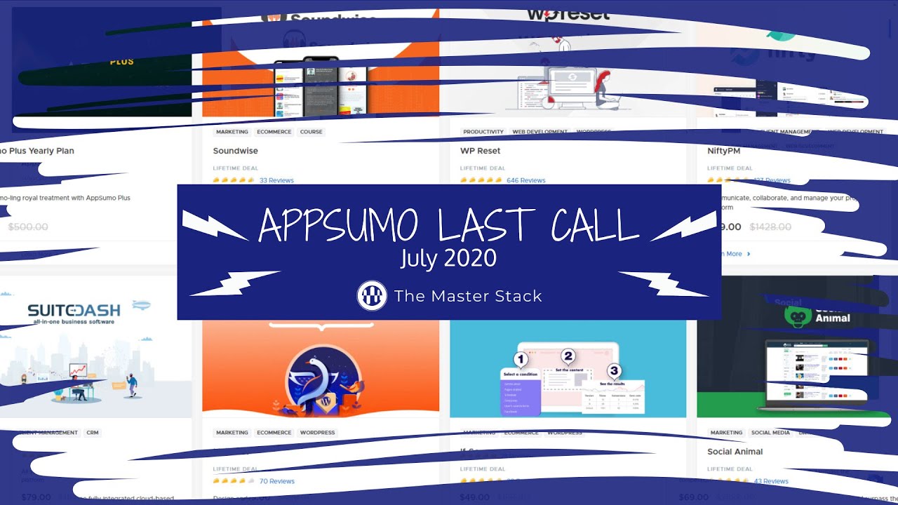AppSumo Last Call July 2020 - Let's See What's coming!