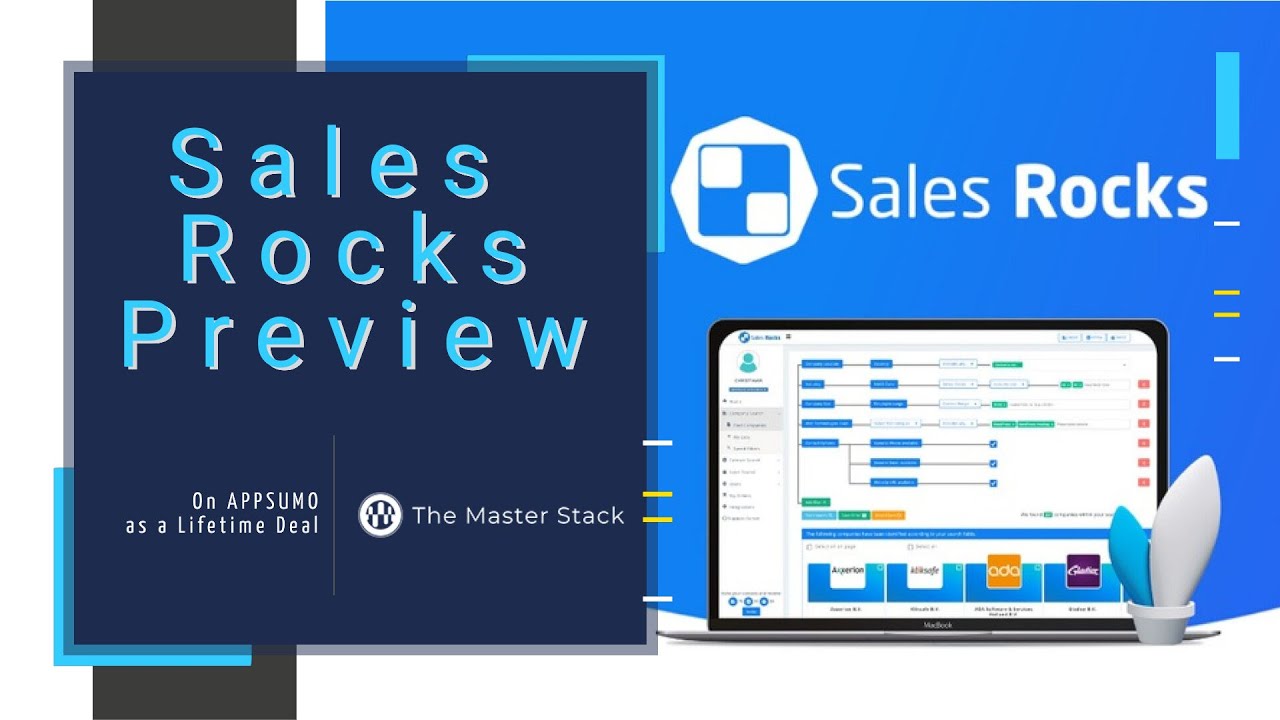 Sales Rocks Preview, on AppSumo as a Lifetime Deal, Fast Prospect Search and Outreach Campaigns
