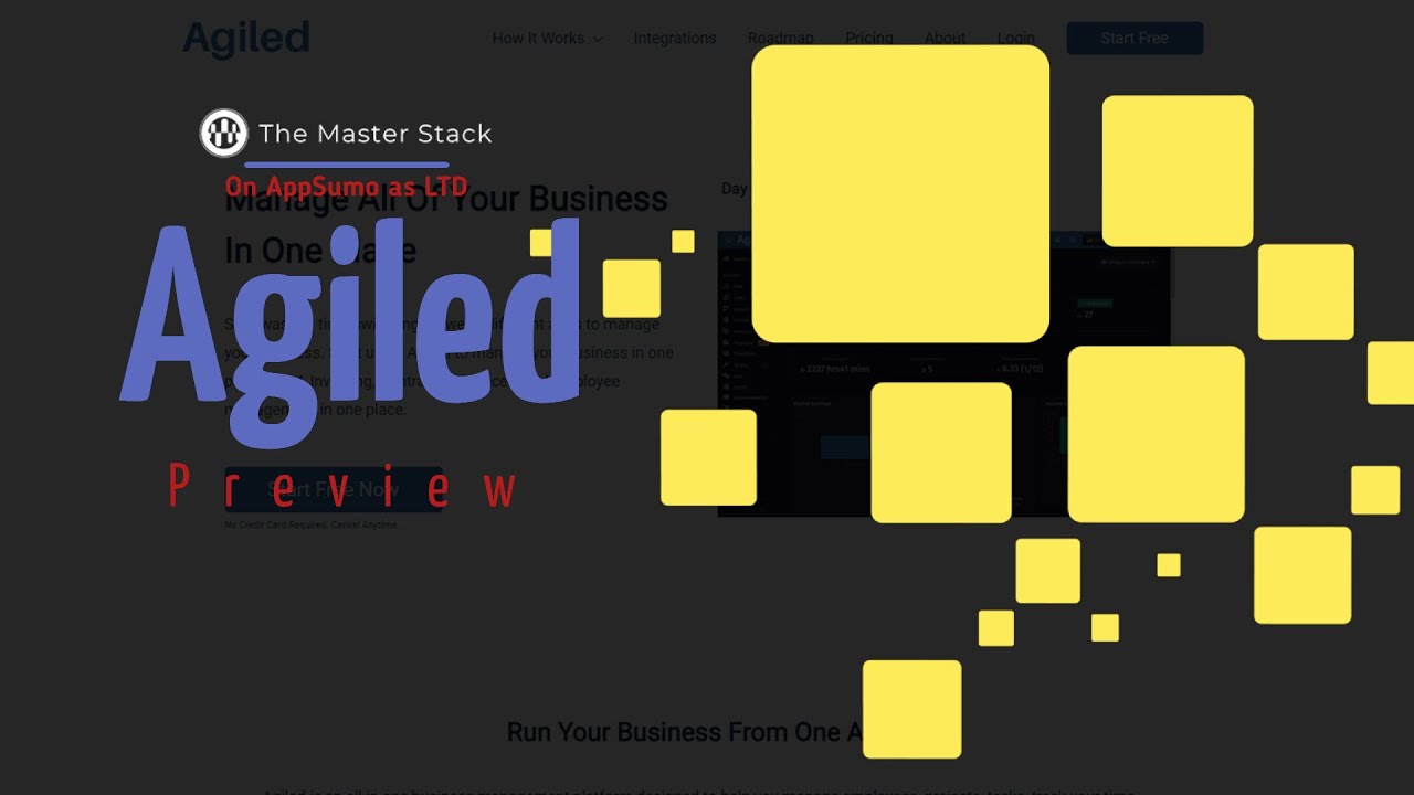 Agiled Preview, on AppSumo as a Lifetime Deal, your All-In-One Business Software