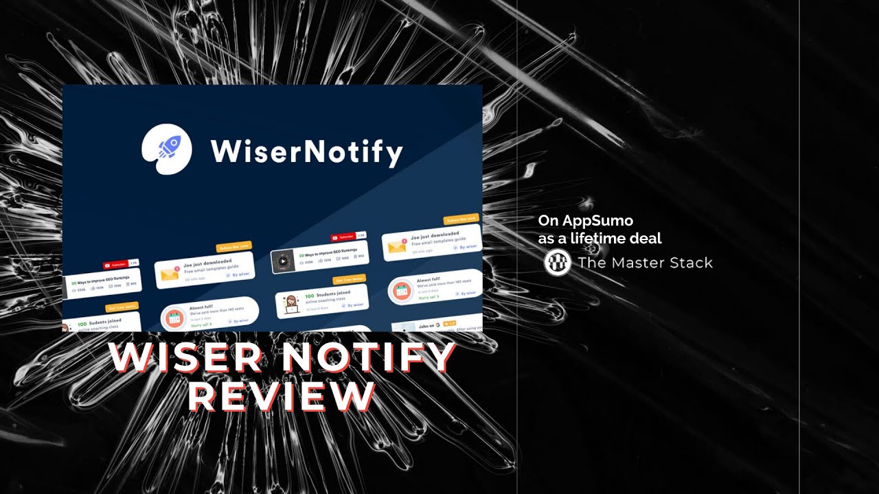 WiserNotify Review, on AppSumo as a Lifetime Deal, Social Proof that looks Cool
