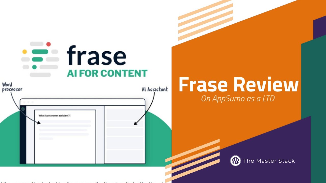 Frase Review 2020 on AppSumo as LTD